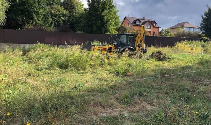 Будівництво будинків с. Бобриця, етапи закладання фундаменту  від best-dom.com.ua